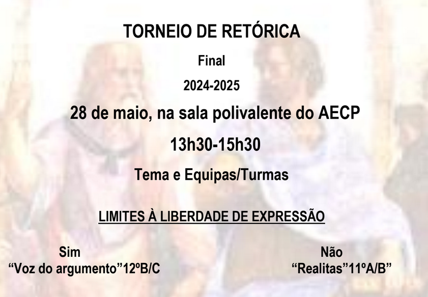 Torneio de retórica - Final 2024-2025