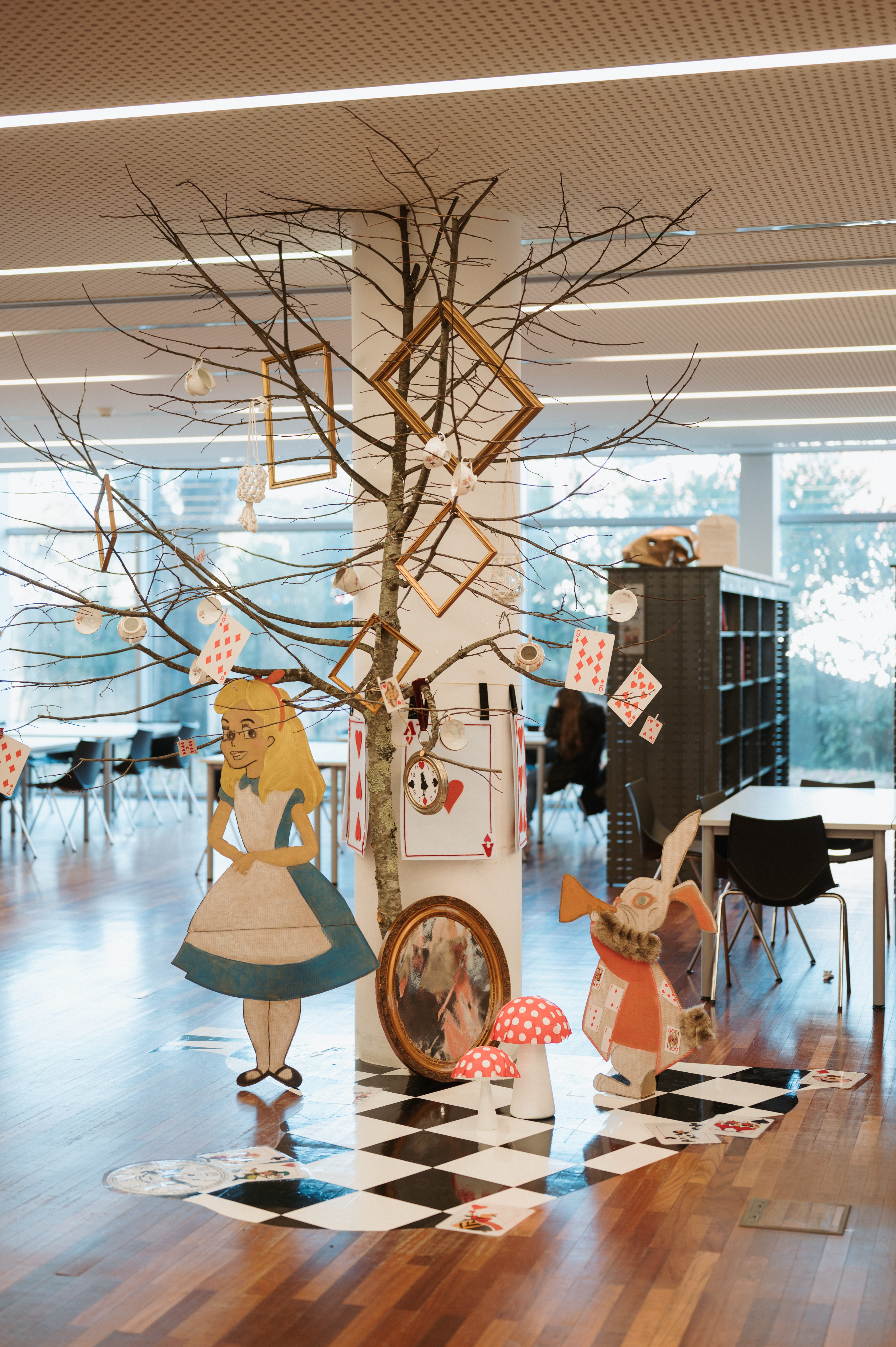 O Natal na Biblioteca da Escola Sede