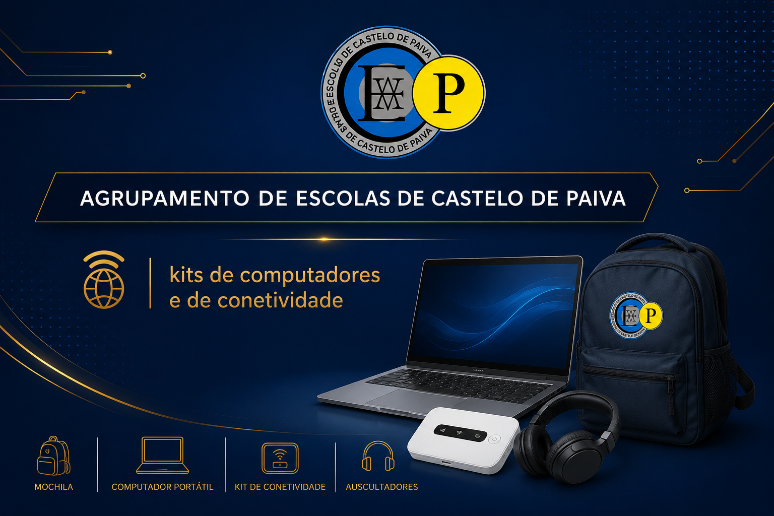 Devolução dos kits cedidos ao abrigo do Projeto Escola Digital - Julho 2026